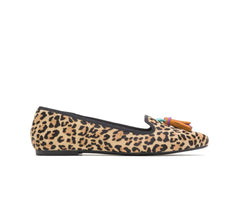 Women Flats &amp; Slip-Ons | Hush Puppies Sadie Tassel Slip-On Leopard Calf Hair