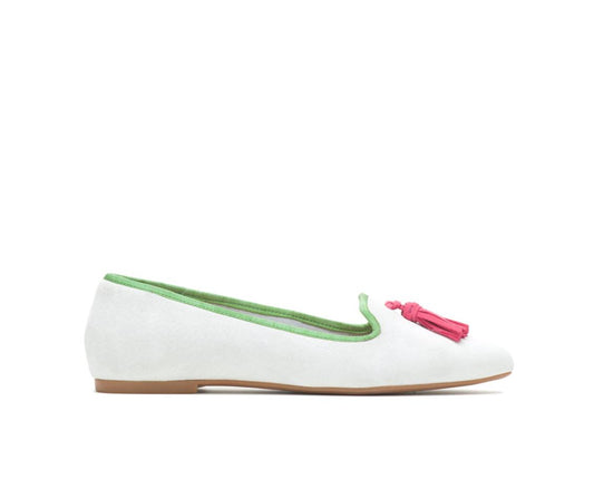 Women Flats &amp; Slip-Ons | Hush Puppies Sadie Tassel Slip-On Vapor Grey Suede