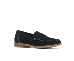 Women Flats &amp; Slip-Ons | Hush Puppies Wren Loafer Black Suede