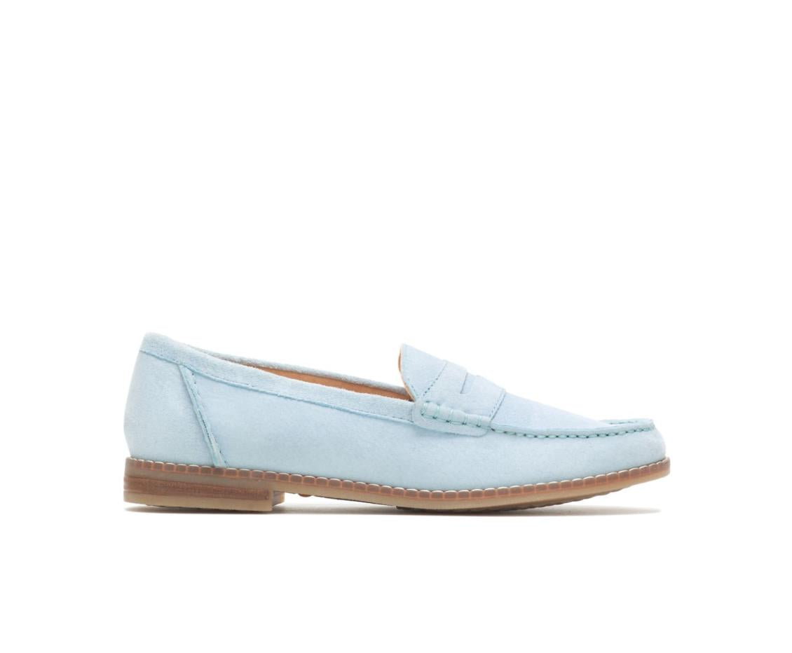Women Flats &amp; Slip-Ons | Hush Puppies Wren Loafer Blue Dusk Suede