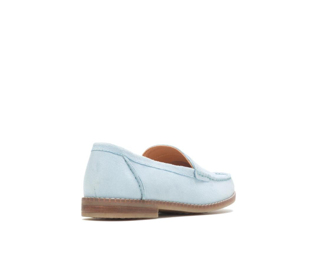 Women Flats &amp; Slip-Ons | Hush Puppies Wren Loafer Blue Dusk Suede