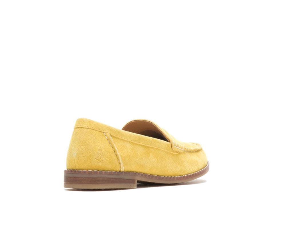 Women Flats &amp; Slip-Ons | Hush Puppies Wren Loafer Lemon Curry Suede