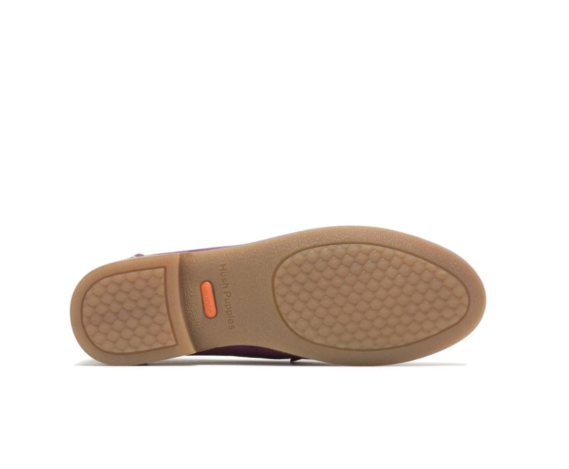 Women Flats &amp; Slip-Ons | Hush Puppies Wren Loafer Violet Suede