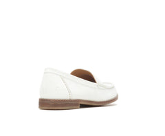 Women Flats &amp; Slip-Ons | Hush Puppies Wren Loafer White Suede