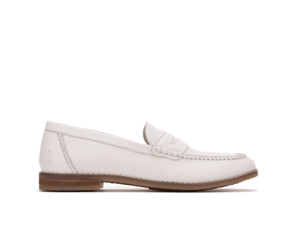 Women Loafers | Hush Puppies Wren Loafer Perfect Fit Ivory Leather