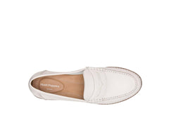 Women Loafers | Hush Puppies Wren Loafer Perfect Fit Ivory Leather