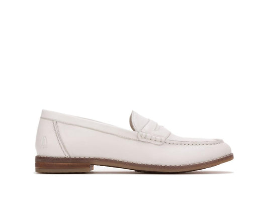 Women Loafers | Hush Puppies Wren Loafer Perfect Fit Ivory Leather
