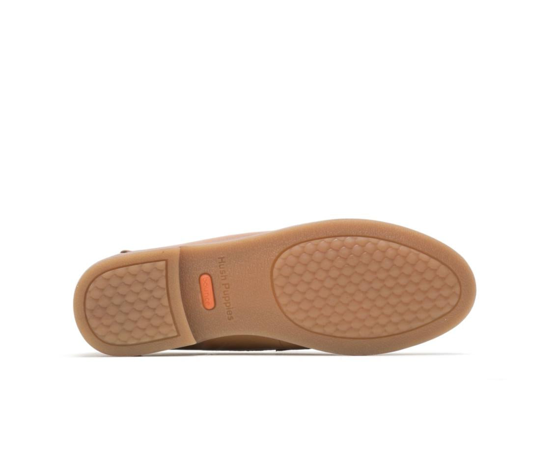 Women Loafers | Hush Puppies Wren Loafer Perfect Fit Tan Leather