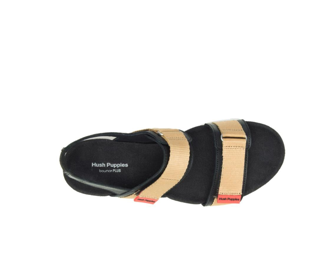 Women Sandals | Hush Puppies Andi Slingback Sandal Black Leathertan