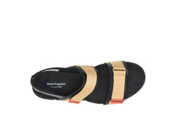 Women Sandals | Hush Puppies Andi Slingback Sandal Black Leathertan