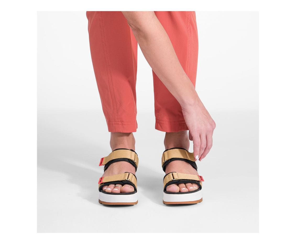 Women Sandals | Hush Puppies Andi Slingback Sandal Black Leathertan