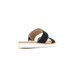 Women Sandals | Hush Puppies Briard 2 Band Slide Black Suede