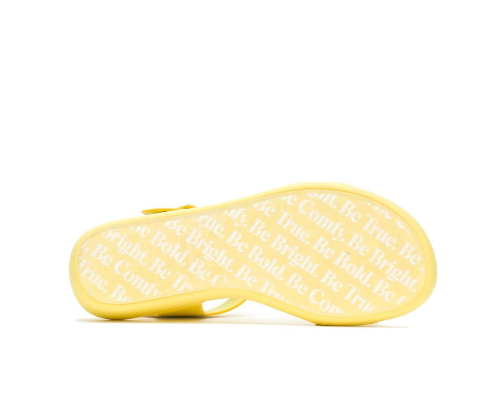 Women Sandals | Hush Puppies Brite Jells Quarter Strap Sandal Sun Yellow
