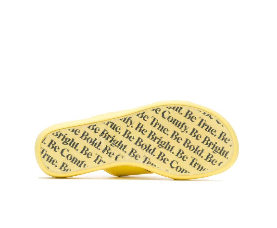 Women Sandals | Hush Puppies Brite Jells Slide Sun Yellow