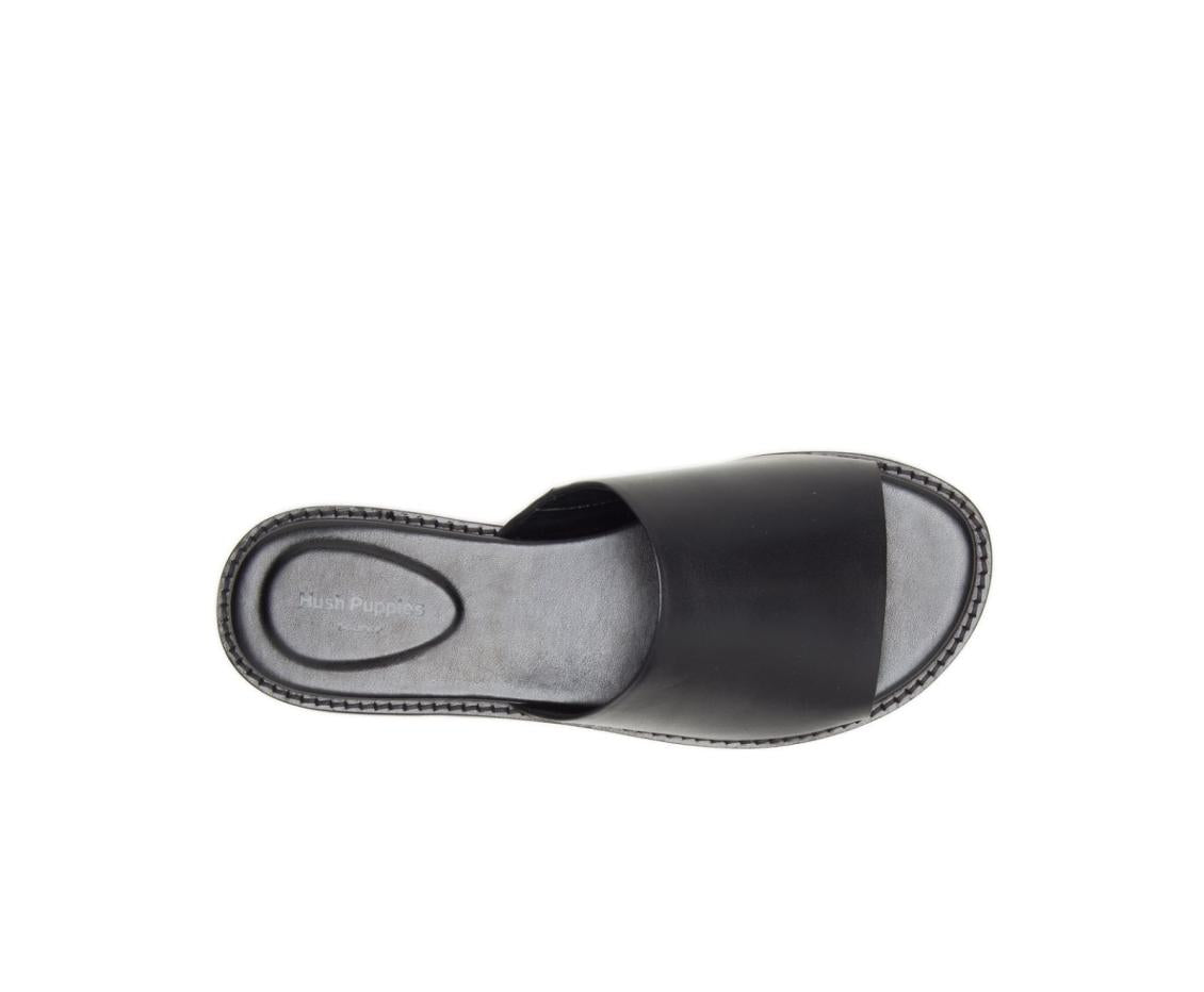 Women Sandals | Hush Puppies Lexi Slide Black Leather