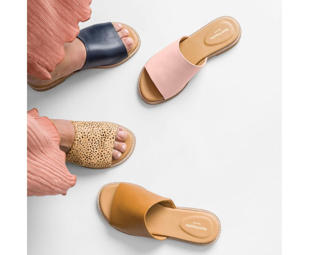 Women Sandals | Hush Puppies Lexi Slide Spotted Calf Hair