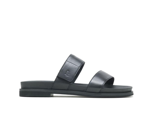 Women Sandals | Hush Puppies Lilly 2 Band Slide Black Leather
