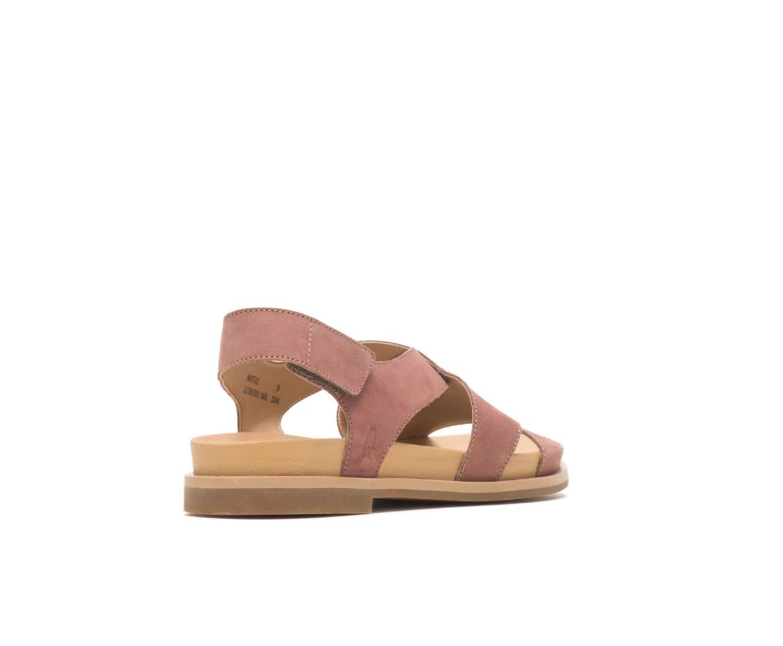 Women Sandals | Hush Puppies Lilly Criss Cross Sandal Cognac Nubuck
