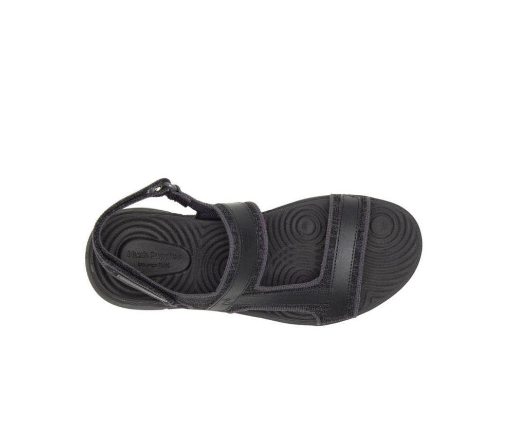 Women Sandals | Hush Puppies Willa Knit Rafter Black Knit