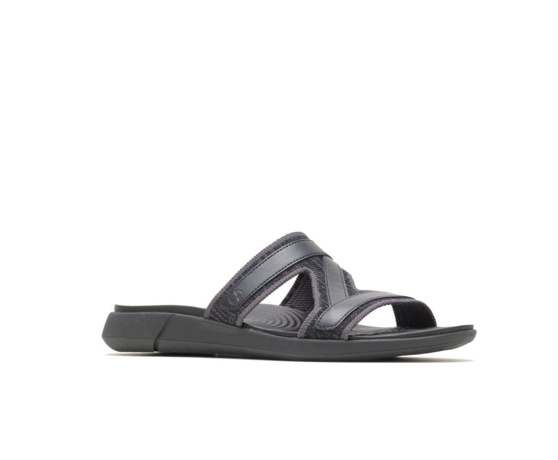 Women Sandals | Hush Puppies Willa Knit Slide Black Knit