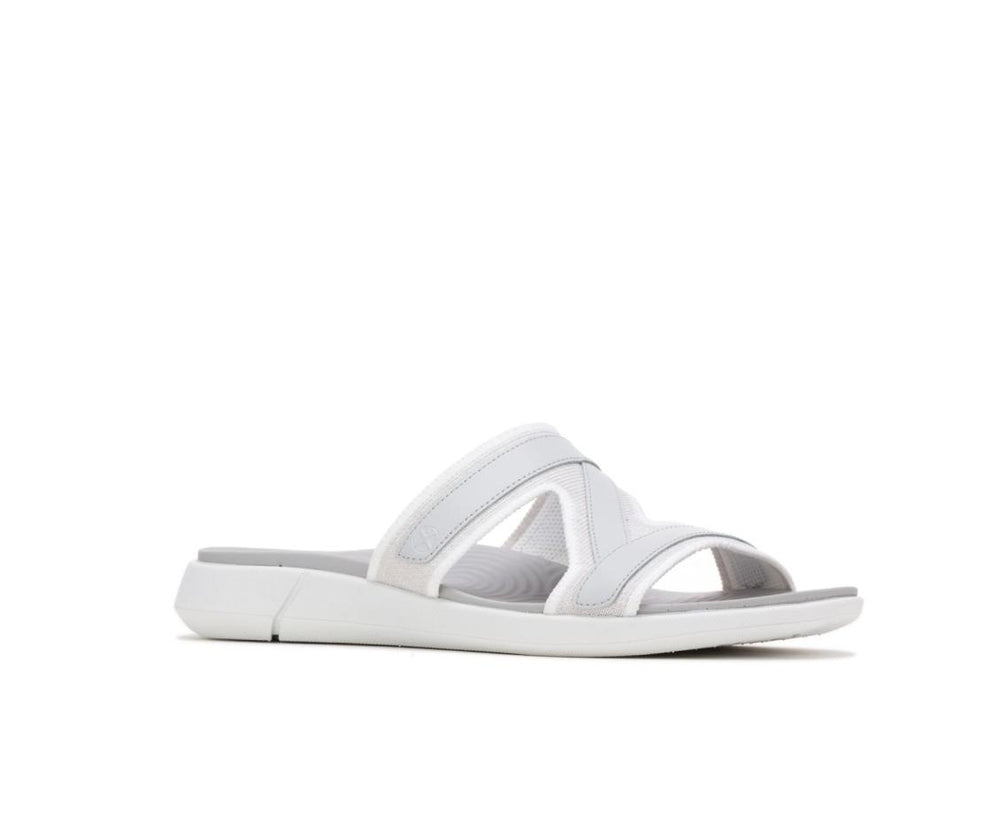 Women Sandals | Hush Puppies Willa Knit Slide Vapor Grey Knit