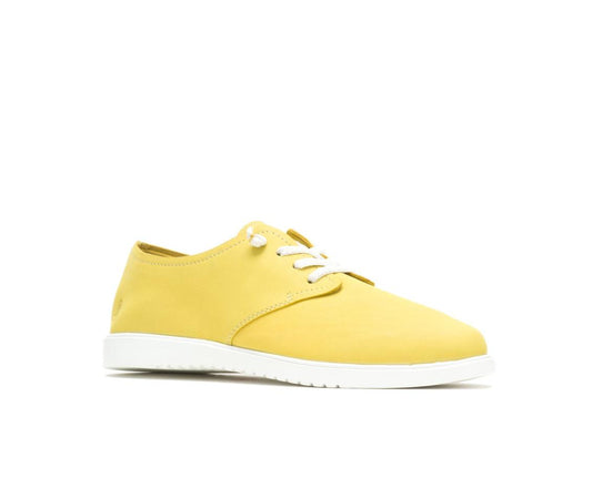 Women Sneakers | Hush Puppies Everyday Lace Up Sun Yellow Nubuck