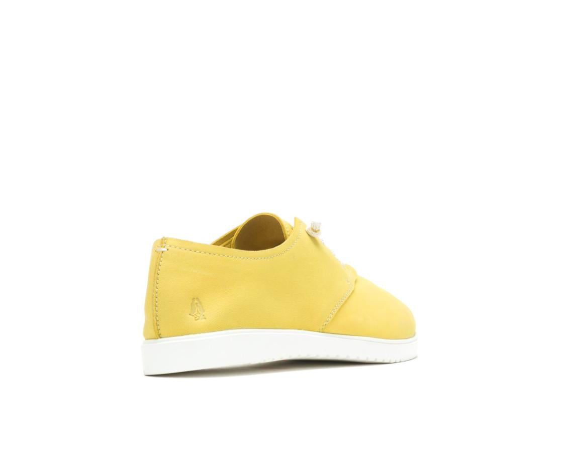 Women Sneakers | Hush Puppies Everyday Lace Up Sun Yellow Nubuck