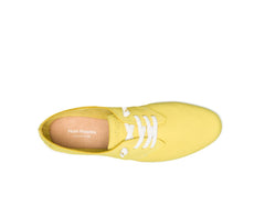 Women Sneakers | Hush Puppies Everyday Lace Up Sun Yellow Nubuck