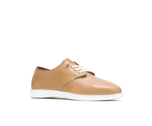 Women Sneakers | Hush Puppies Everyday Lace Up Tan Leather