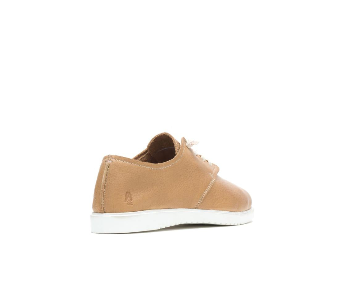 Women Sneakers | Hush Puppies Everyday Lace Up Tan Leather