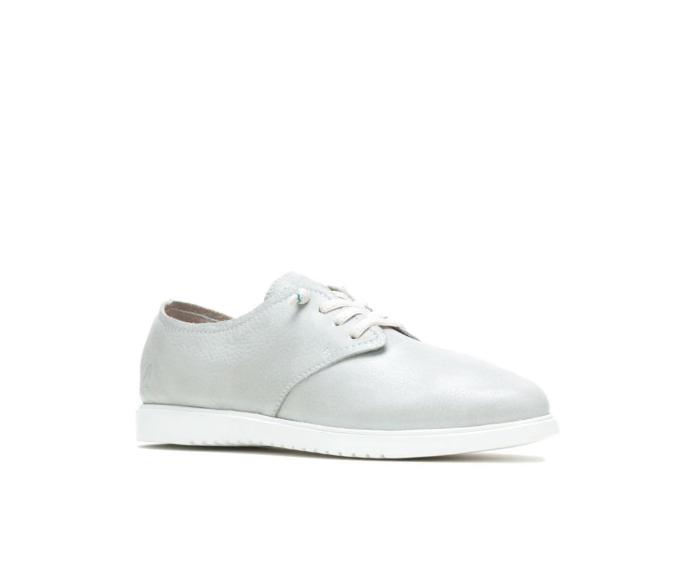 Women Sneakers | Hush Puppies Everyday Lace Up Vapor Grey Leather