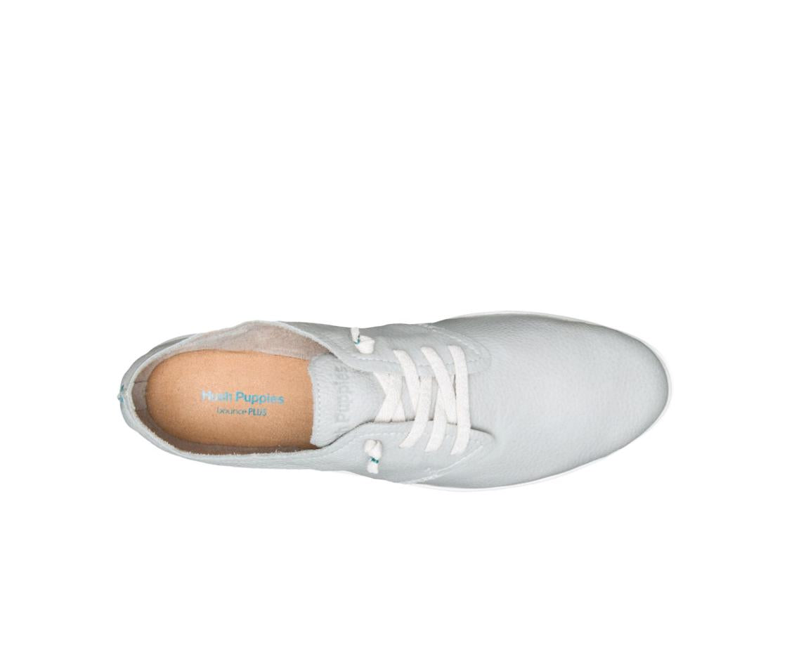 Women Sneakers | Hush Puppies Everyday Lace Up Vapor Grey Leather