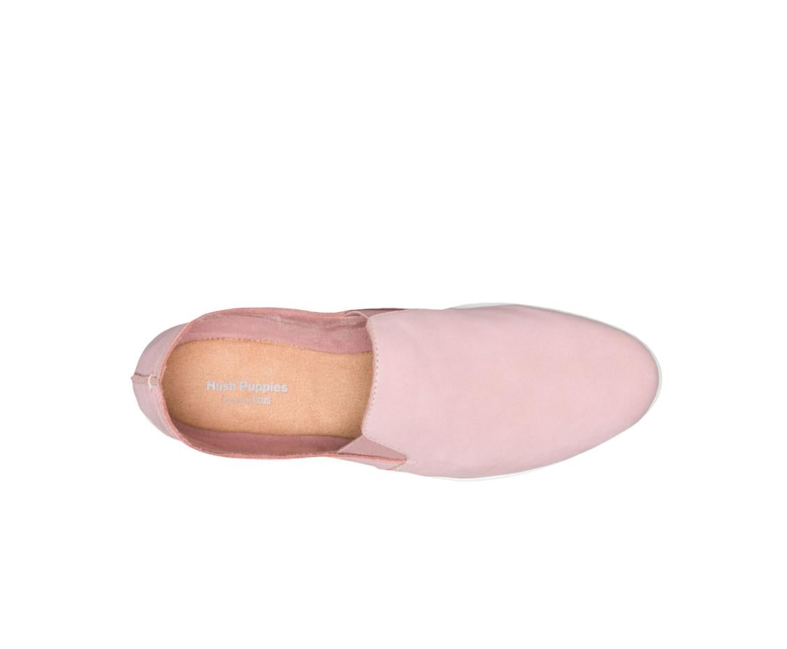 Women Sneakers | Hush Puppies Everyday Slip-On Pale Blush Nubuck