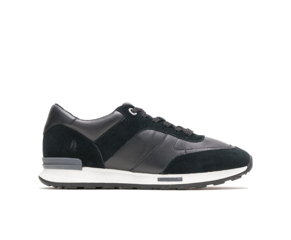 Women Sneakers | Hush Puppies Jenna Jogger Black Leather