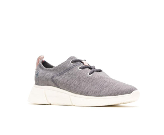 Women Sneakers | Hush Puppies Makenna Lace Up Grey Multi Heathered