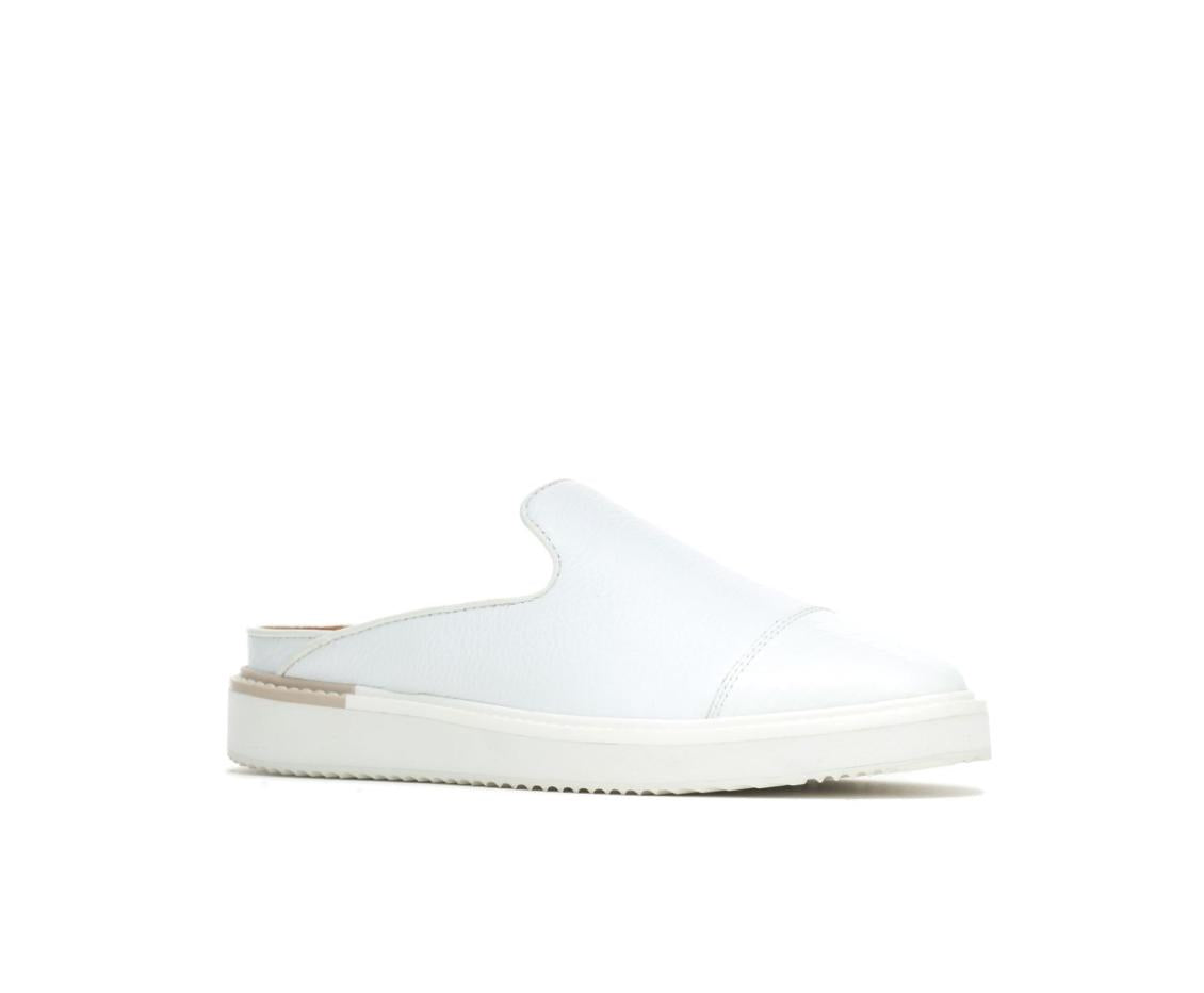 Women Sneakers | Hush Puppies Sabine Mule White Leather