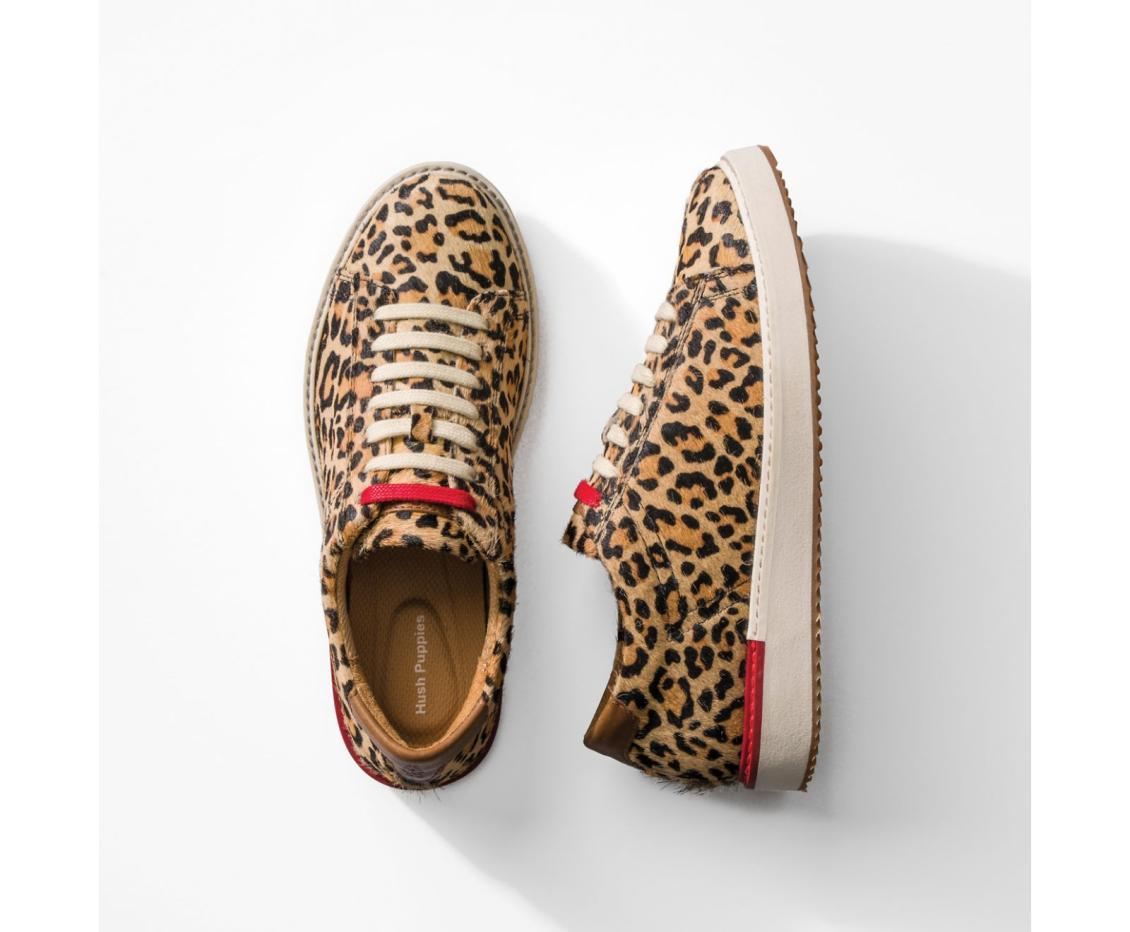 Women Sneakers | Hush Puppies Sabine Sneaker Leopard Calf Hair