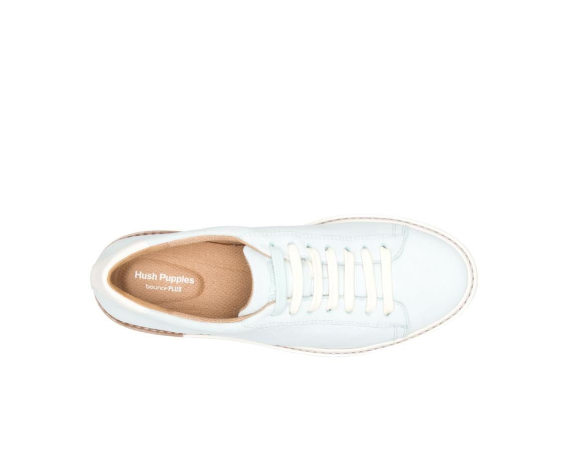 Women Sneakers | Hush Puppies Sabine Sneaker Pale Blue Leather