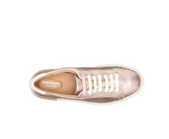 Women Sneakers | Hush Puppies Sabine Sneaker Rose Gold Leather