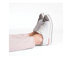 Women Sneakers | Hush Puppies Sabine Sneaker Vapor Grey Perf Leather