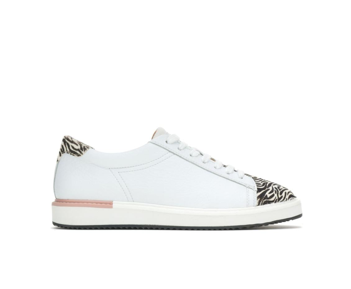 Women Sneakers | Hush Puppies Sabine Sneaker White Leatherzebra