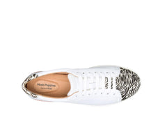 Women Sneakers | Hush Puppies Sabine Sneaker White Leatherzebra
