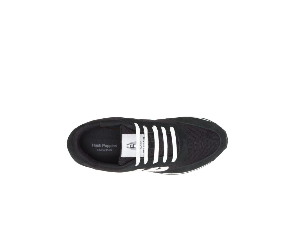 Women Sneakers | Hush Puppies Seventy8 Black Suede