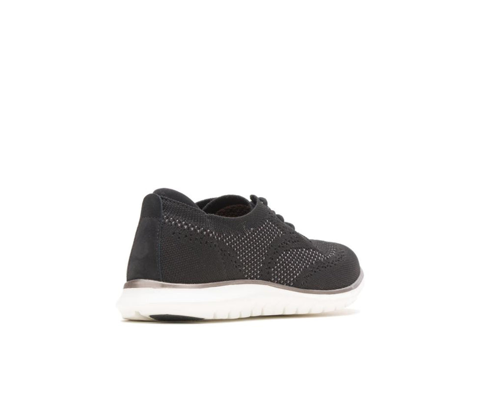 Women Sneakers | Hush Puppies Tricia Wingtip Knit Black Knit