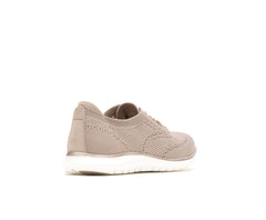 Women Sneakers | Hush Puppies Tricia Wingtip Knit Taupe Knit