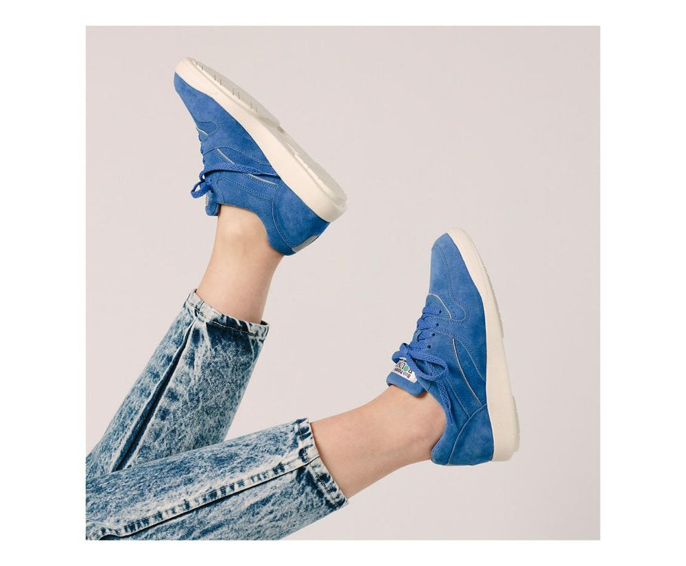Women Sneakers | Hush Puppies Upbeat Sky Blue Suede
