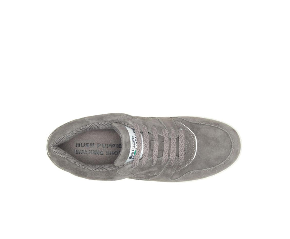 Women Sneakers | Hush Puppies Upbeat Soft Nickel Suede