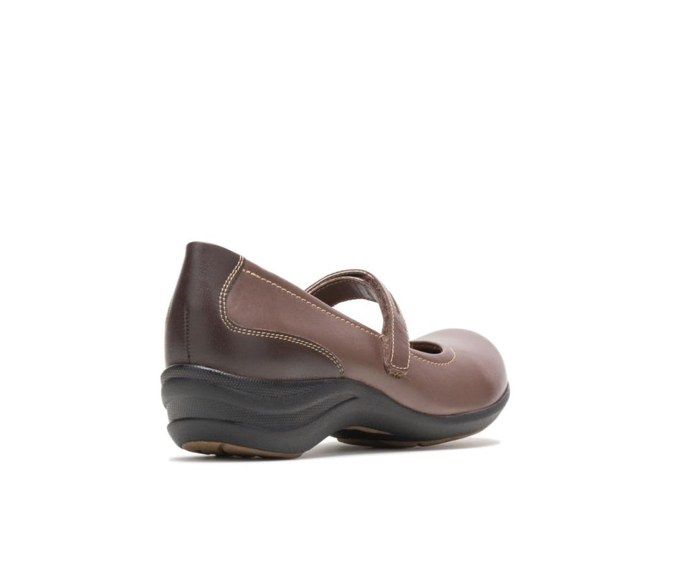 Women Walking Shoes | Hush Puppies Epic Mary Jane Dark Brown Leather