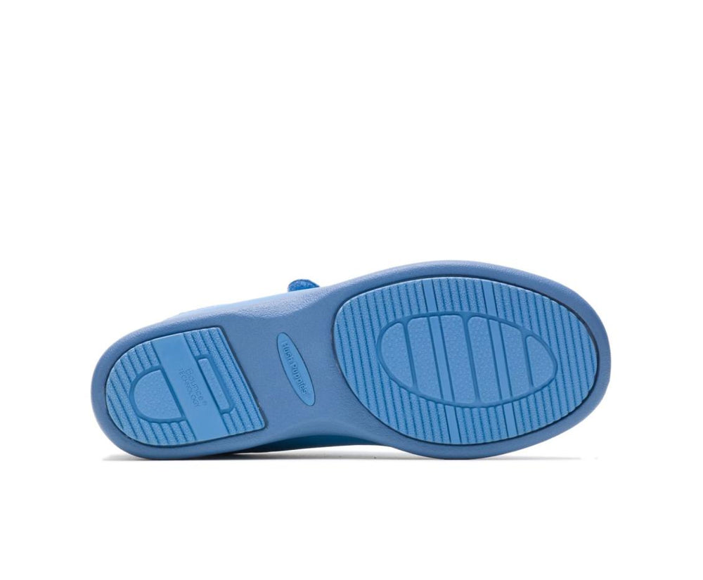 Women Walking Shoes | Hush Puppies Power Walker Ii Blue Surf Leather