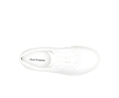 Women Walking Shoes | Hush Puppies Power Walker White Leather